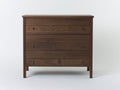 Cómodas de madera 110x45x105 cm - marrón - 6 cajones y diseño clásico